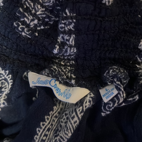 🔥NAVY BLUE PAISLEY CLASSIC SUMMER ROMPER - Picture 5 of 6